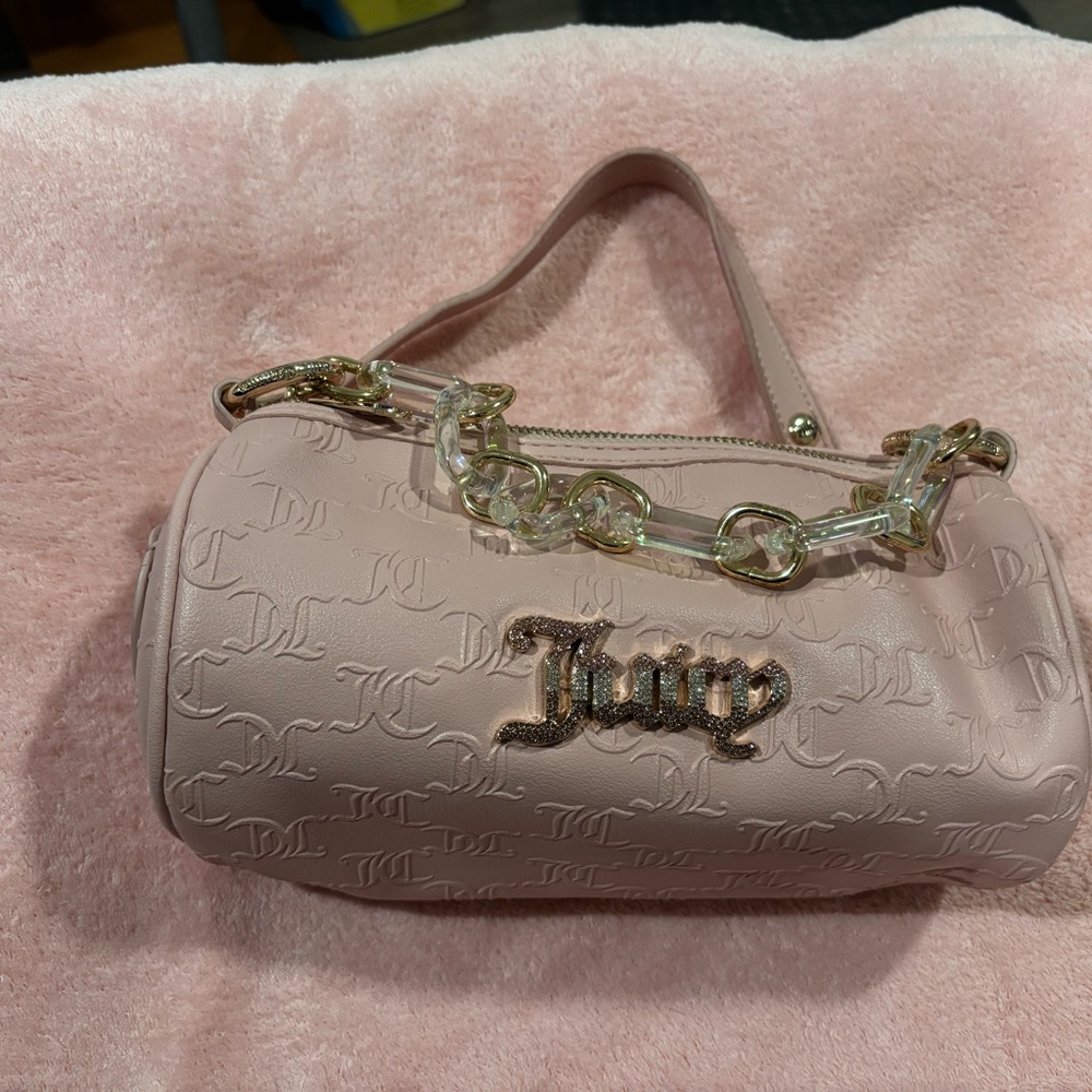 Juicy Couture Light Pink Mini Barrel Bag